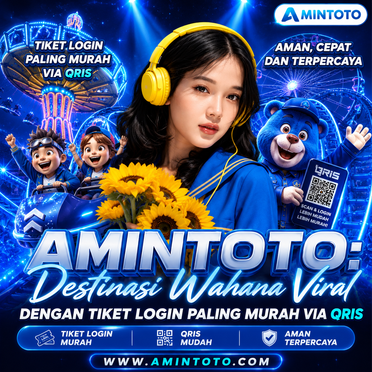AMINTOTO: Login Wahana Game Toto Online Mudah Via QRIS